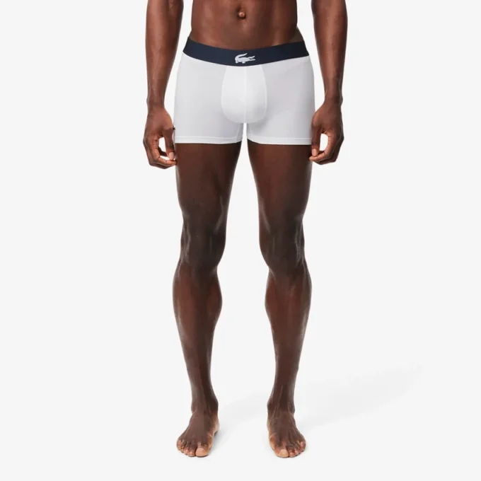 Conjunto de 3 boxers em algodão elástico para homem