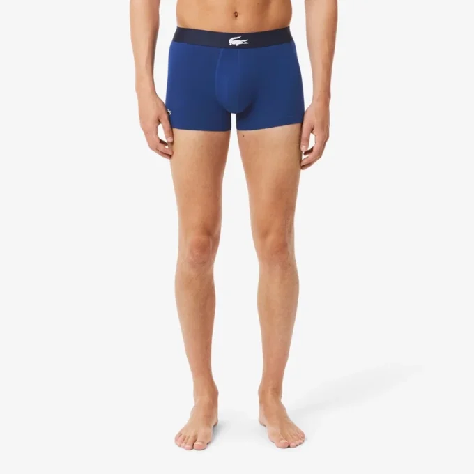 Conjunto de 3 boxers em algodão elástico para homem