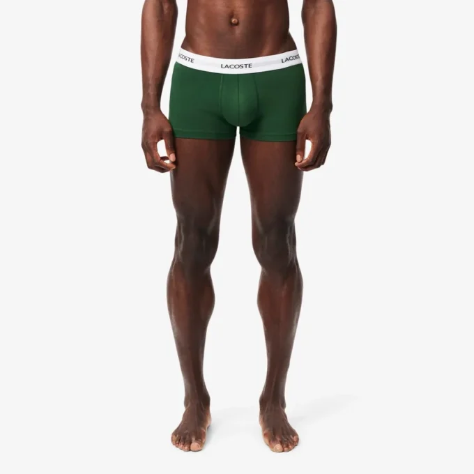 Conjunto de 3 boxers em algodão elástico para homem