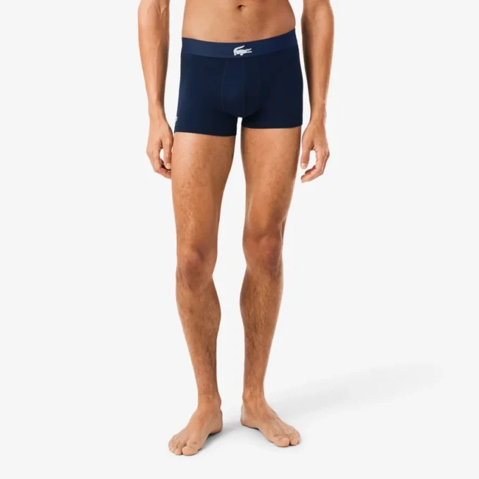 Conjunto de 3 boxers em algodão elástico para homem