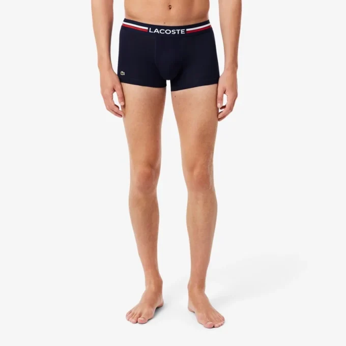 Conjunto de 3 boxers em algodão elástico para homem