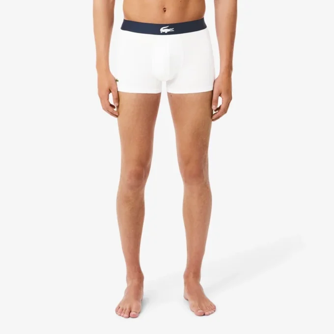 Conjunto de 3 boxers em algodão elástico para homem