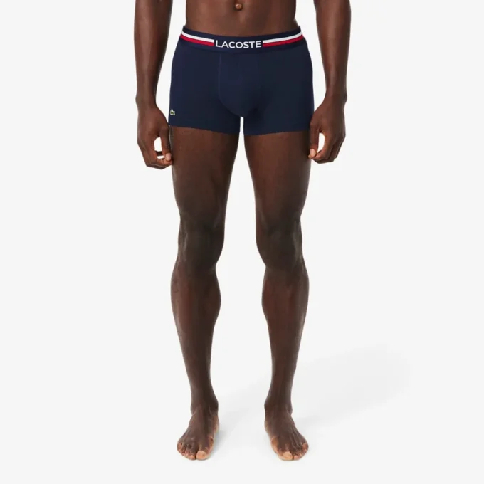 Conjunto de 3 boxers em algodão elástico para homem