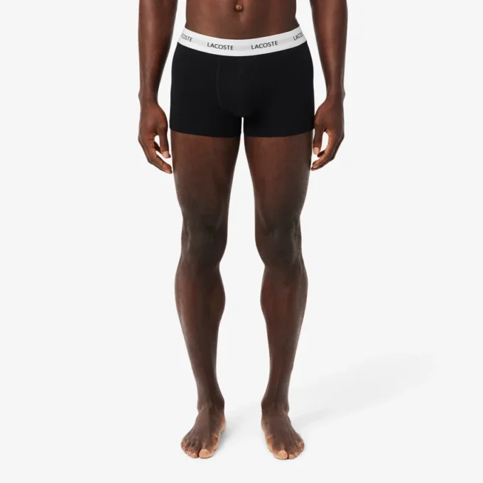 Conjunto de 3 boxers em algodão elástico para homem