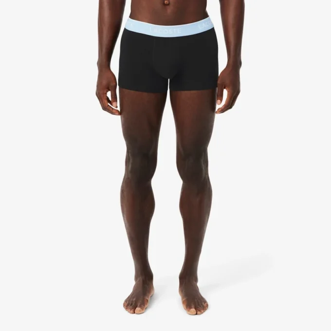 Conjunto de 3 boxers em algodão elástico para homem