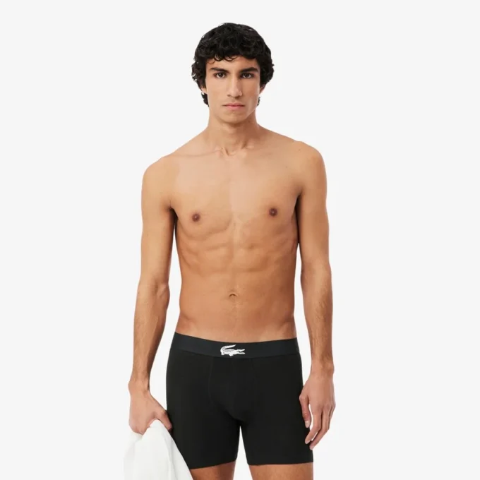 Conjunto de 3 boxers em jersey elástico