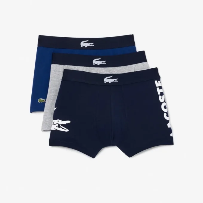 Conjunto de 3 boxers estampados para homem