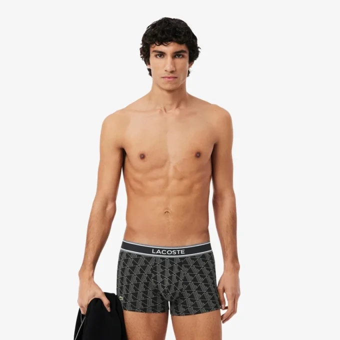 Conjunto de 3 boxers Monogram para homem