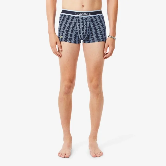 Conjunto de 3 boxers Monogram para homem
