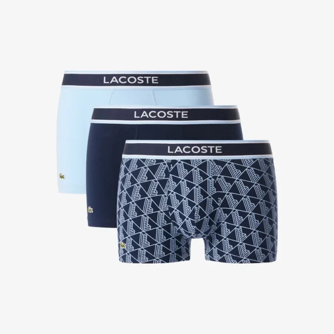 Conjunto de 3 boxers Monogram para homem