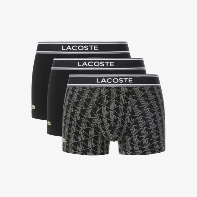 Conjunto de 3 boxers Monogram para homem