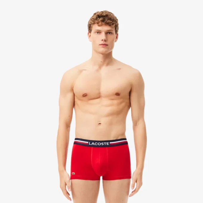 Conjunto de 3 boxers multicoloridos para homem