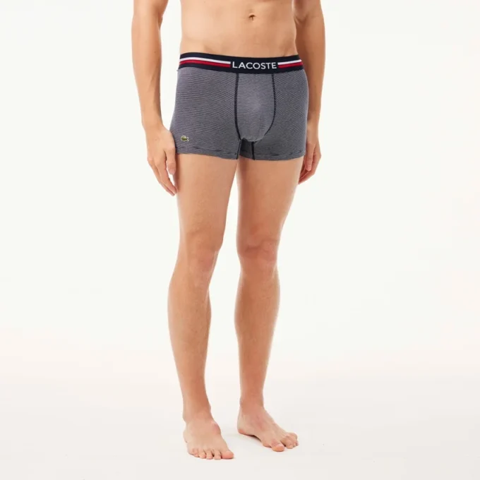 Conjunto de 3 boxers multicoloridos para homem