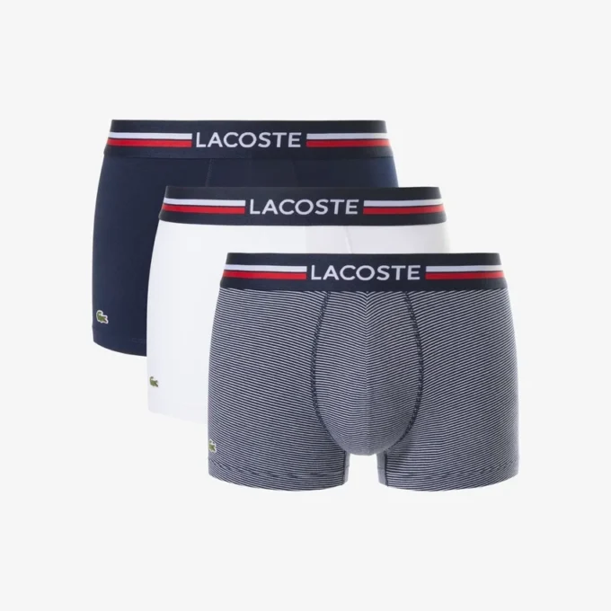 Conjunto de 3 boxers multicoloridos para homem