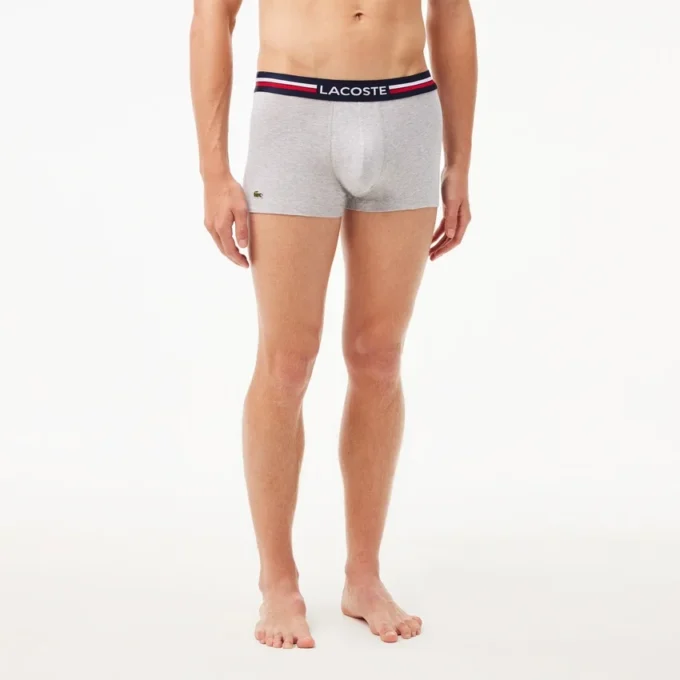 Conjunto de 3 boxers multicoloridos para homem