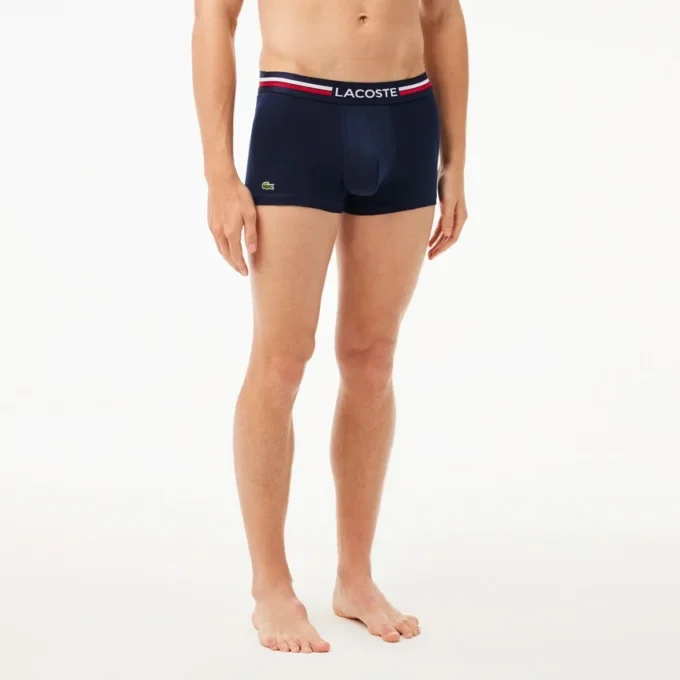 Conjunto de 3 boxers multicoloridos para homem