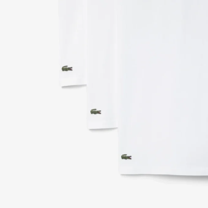 Conjunto de 3 camisolas interiores de algodão para homem
