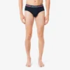 Conjunto de 3 cuecas de algodão com logótipo na cintura para homem