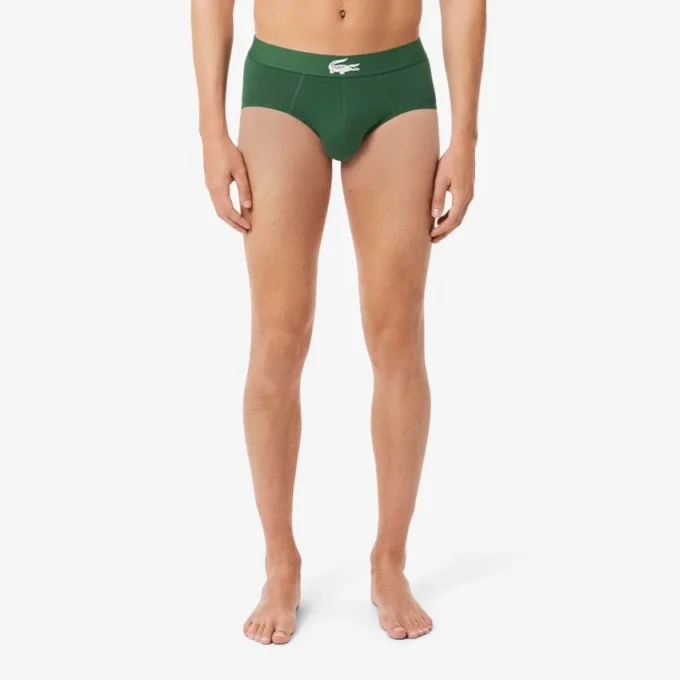 Conjunto de 3 cuecas justas em jersey elástico