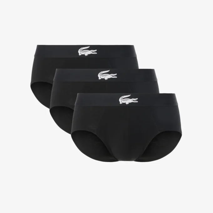 Conjunto de 3 cuecas justas em jersey elástico