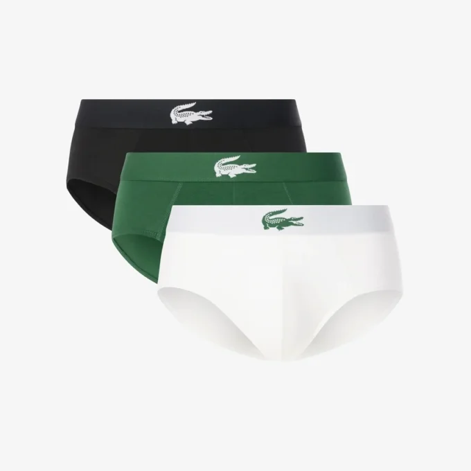 Conjunto de 3 cuecas justas em jersey elástico