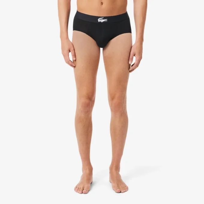 Conjunto de 3 cuecas justas em jersey elástico