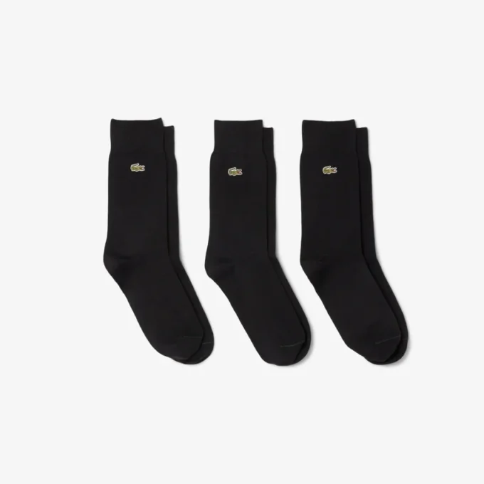 Conjunto de 3 pares de meias compridas unissexo