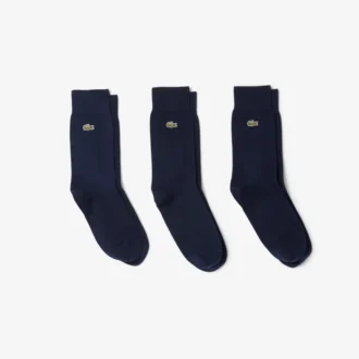 Conjunto de 3 pares de meias compridas unissexo