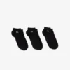 Conjunto de 3 pares de meias curtas unissexo