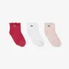 Conjunto de 3 pares de meias de algodão