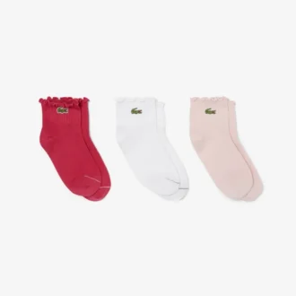 Conjunto de 3 pares de meias de algodão
