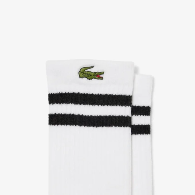 Conjunto de 3 pares de meias de algodão unissexo