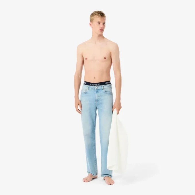 Conjunto de 5 boxers de banho em jersey de algodão para homem