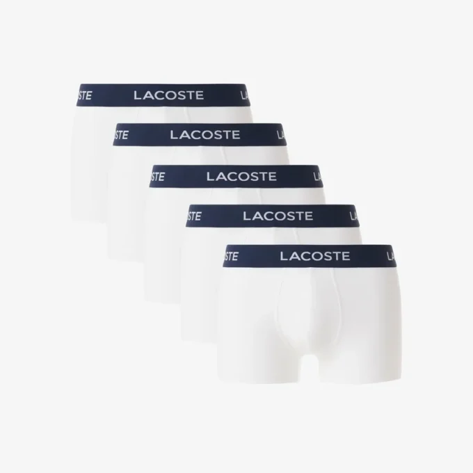 Conjunto de 5 boxers de banho em jersey de algodão para homem