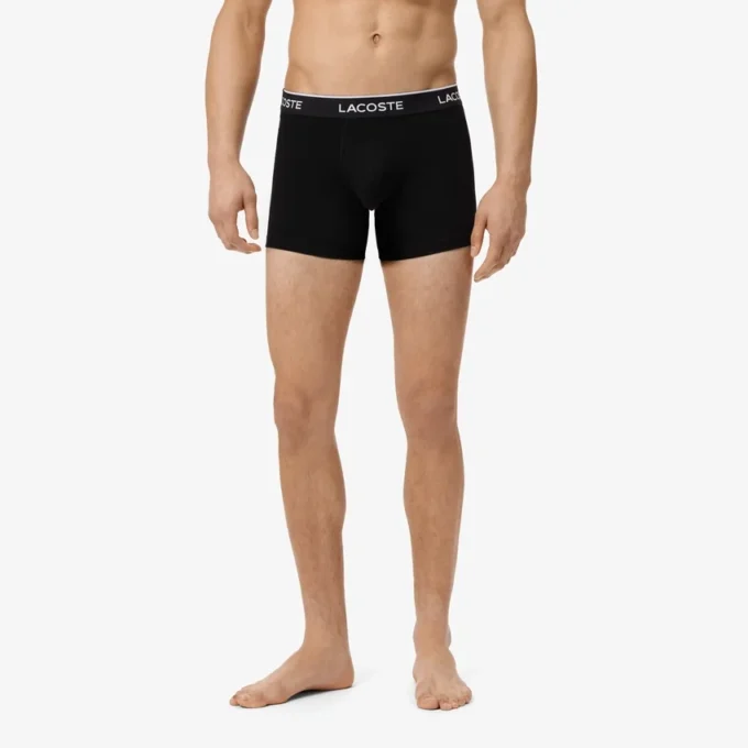 Conjunto de 5 boxers de cintura com marca para homem