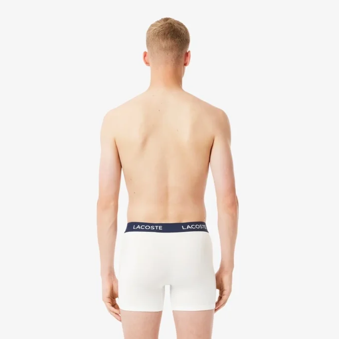 Conjunto de 5 boxers de cintura com marca para homem
