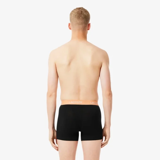 Conjunto de 5 boxers de cintura com marca para homem