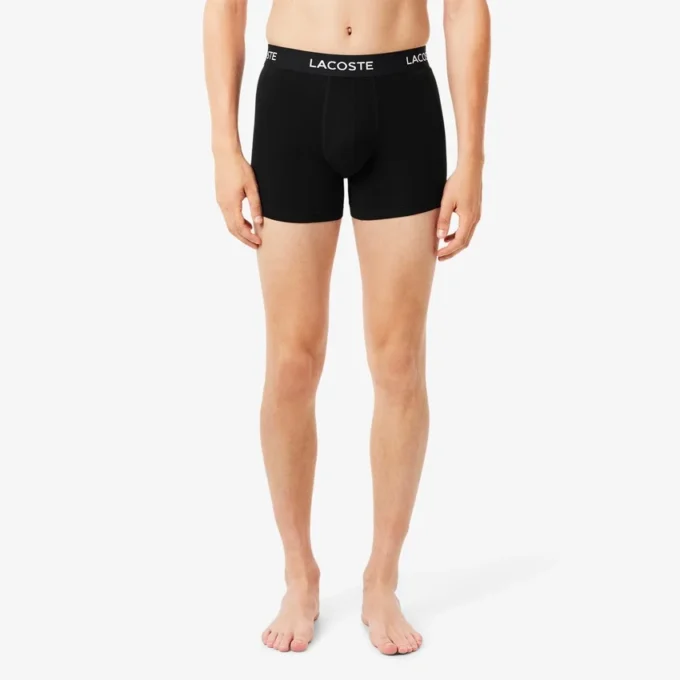 Conjunto de 5 boxers de cintura com marca para homem