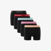 Conjunto de 5 boxers de cintura com marca para homem