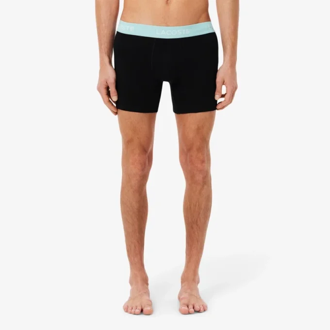 Conjunto de 5 boxers de cintura com marca para homem