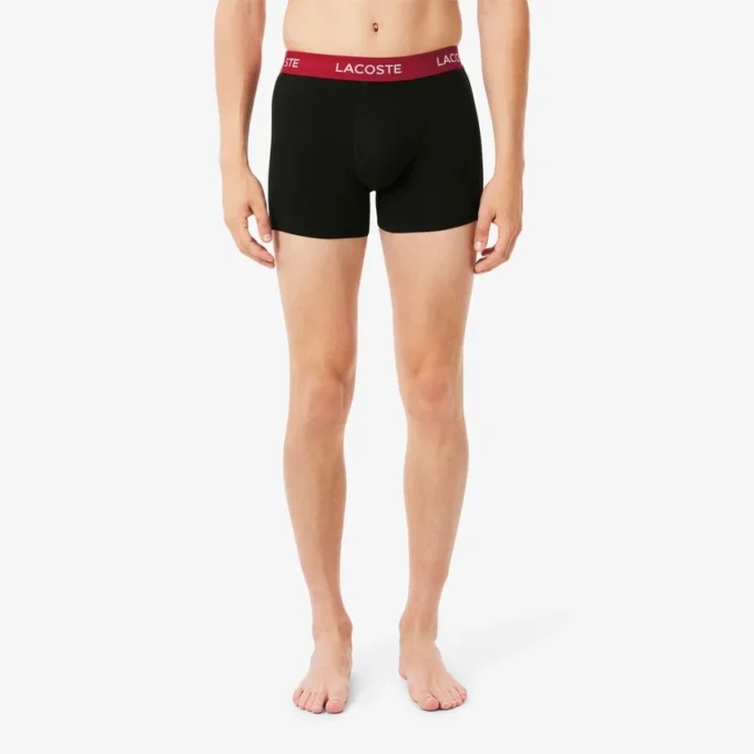 Conjunto de 5 boxers de cintura com marca para homem