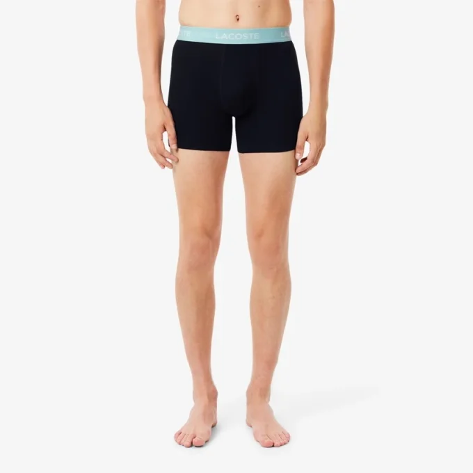 Conjunto de 5 boxers de cintura com marca para homem