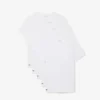 Conjunto de 5 camisolas interiores slim fit para homem