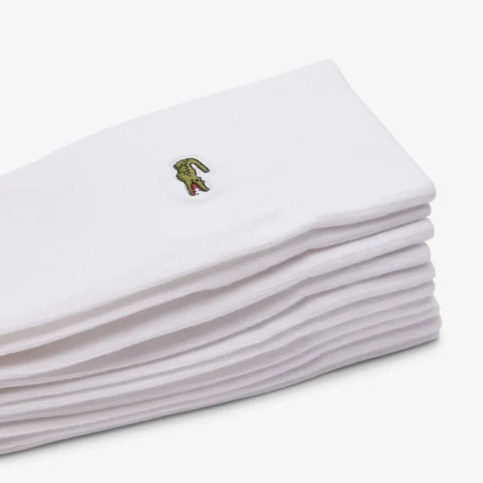 Conjunto de 5 pares de meias de algodão unissexo