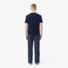 Conjunto de pijama de algodão com estampado de crocodilo