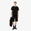 Conjunto de pijama de algodão estampado para homem