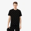 Conjunto de pijama de algodão estampado para homem