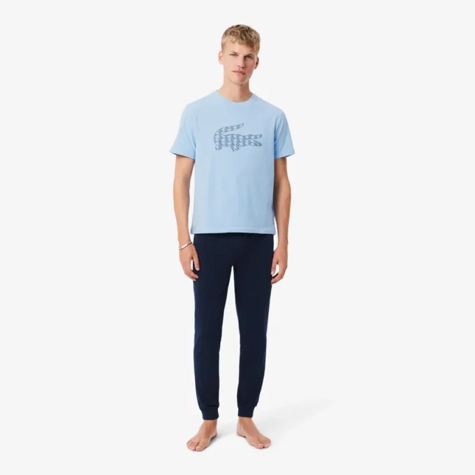 Conjunto de pijama de jersey Monogram para homem