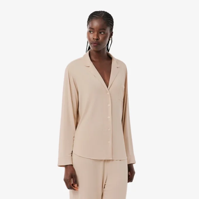 Conjunto de pijama em jersey modal