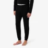 Conjunto de pijama masculino com cintura prateada